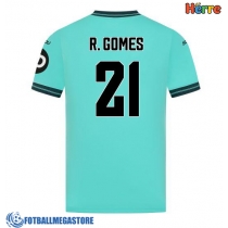 Fotballdrakt Herre Wolves Rodrigo Gomes #21 Bortedrakt 2025-26 Kortermet